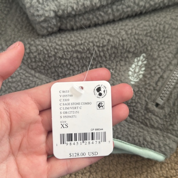 NWT Free people movement Hit The Slopes Pullover Fleece Pullover with Pocket - Picture 6 of 7